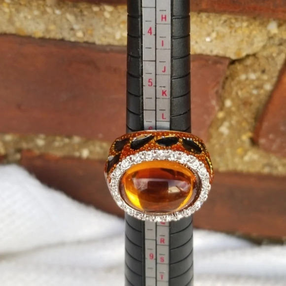 Fiery Feline statement ring 7 - Picture 4 of 9